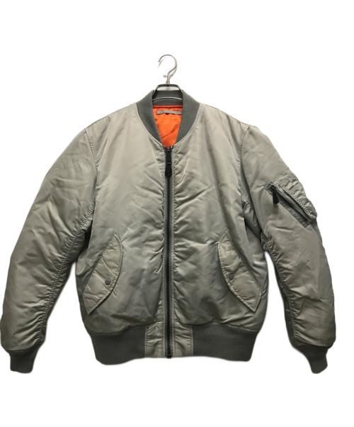 AVIREX（アヴィレックス）AVIREX (アヴィレックス) MA-1ジャケット グレー サイズ:DOUBLE EXTRA LARGEの古着・服飾アイテム