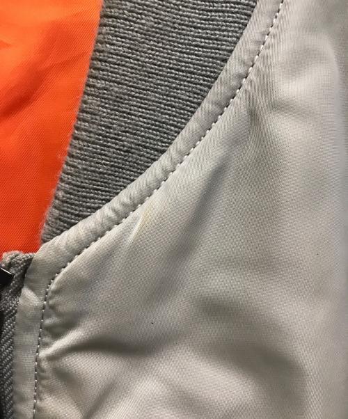 AVIREX（アヴィレックス）AVIREX (アヴィレックス) MA-1ジャケット グレー サイズ:DOUBLE EXTRA LARGEの古着・服飾アイテム