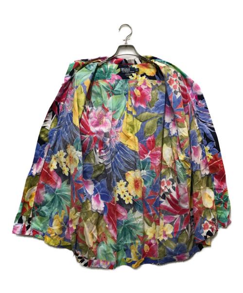 POLO RALPH LAUREN（ポロ・ラルフローレン）POLO RALPH LAUREN (ポロ・ラルフローレン) 90s ハイビスカス柄アロハシャツ レッド サイズ:Lの古着・服飾アイテム