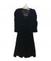 Her lip to（ハーリップトゥ）の古着「Royce Velour Long Dress」｜ブラック