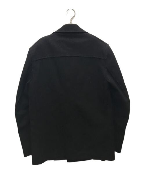 CoSTUME NATIONAL HOMME（コスチューム ナショナル オム）CoSTUME NATIONAL HOMME (コスチューム ナショナル オム) Pコート ブラック サイズ:46の古着・服飾アイテム