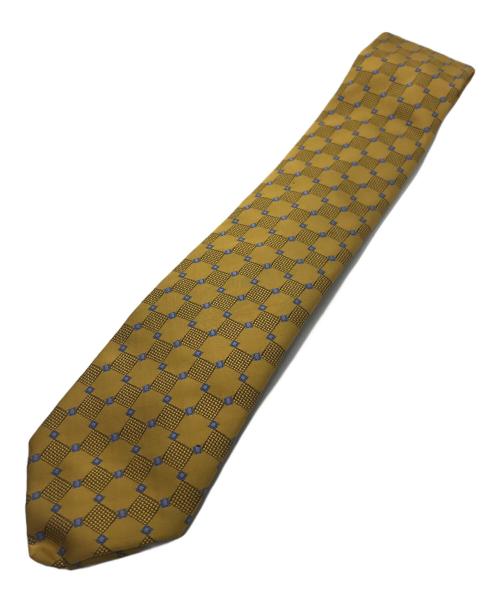 HERMES（エルメス）HERMES (エルメス) シルクネクタイ イエロー サイズ:表記なしの古着・服飾アイテム