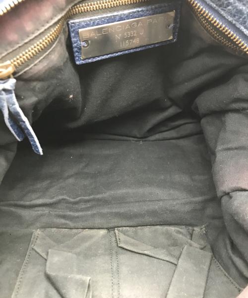 BALENCIAGA（バレンシアガ）BALENCIAGA (バレンシアガ) ザ・シティ  2WAYバック ネイビーの古着・服飾アイテム