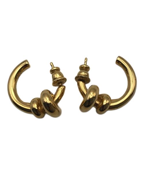 FENDI（フェンディ）FENDI (フェンディ) FILO SMALL HOOP EARRING ゴールドの古着・服飾アイテム