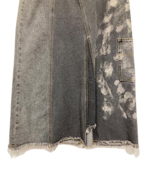 ATMOS（アトモス）ATMOS (アトモス) Patch Work Denim Skirt ブラック サイズ:ｓの古着・服飾アイテム