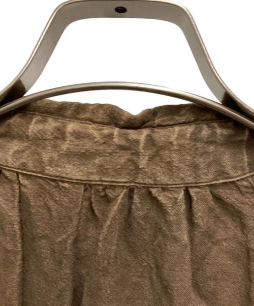 宝島染工（タカラジマセンコウ）宝島染工 (タカラジマセンコウ) コットンウールワンピース ブラウン サイズ:不明の古着・服飾アイテム