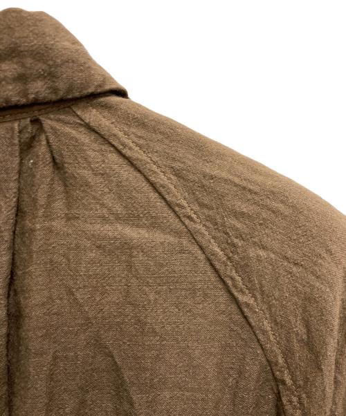 宝島染工（タカラジマセンコウ）宝島染工 (タカラジマセンコウ) コットンウールワンピース ブラウン サイズ:不明の古着・服飾アイテム