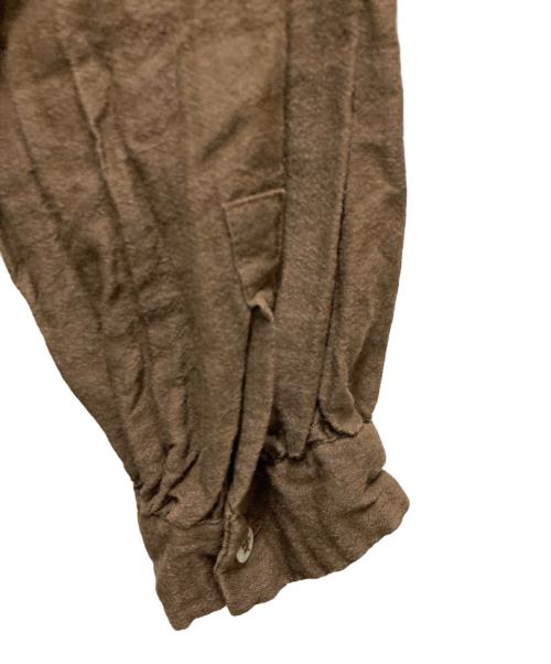 宝島染工（タカラジマセンコウ）宝島染工 (タカラジマセンコウ) コットンウールワンピース ブラウン サイズ:不明の古着・服飾アイテム