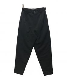 Y's（ワイズ）の古着「ストレートウールパンツ」｜ブラック