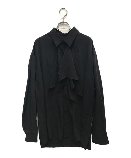 LAD MUSICIAN（ラッドミュージシャン）LAD MUSICIAN (ラッドミュージシャン) FRILL SHIRT ブラック サイズ:44の古着・服飾アイテム