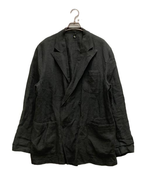 KAPTAIN SUNSHINE（キャプテンサンシャイン）KAPTAIN SUNSHINE (キャプテンサンシャイン) リネンダブルジャケット ブラック サイズ:Lの古着・服飾アイテム