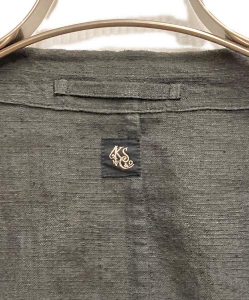 KAPTAIN SUNSHINE（キャプテンサンシャイン）KAPTAIN SUNSHINE (キャプテンサンシャイン) リネンダブルジャケット ブラック サイズ:Lの古着・服飾アイテム