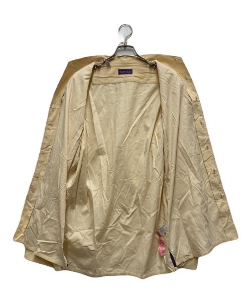 RALPH LAUREN Purple Label（ラルフ ローレン パープル レーベル）RALPH LAUREN PURPLE LABEL (ラルフ ローレン パープル レーベル) レギュラーカラーシャツ イエロー サイズ:Lの古着・服飾アイテム