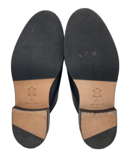 Name.（ネーム）Name. (ネーム) COOTIE PRODUCTIONS (クーティープロダクツ) レザースリッパ ブラック サイズ:25の古着・服飾アイテム