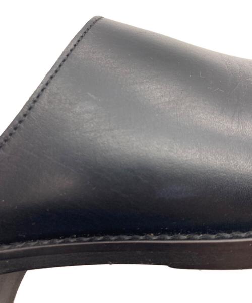 Name.（ネーム）Name. (ネーム) COOTIE PRODUCTIONS (クーティープロダクツ) レザースリッパ ブラック サイズ:25の古着・服飾アイテム