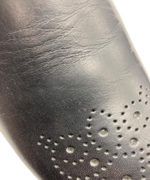 Name.（ネーム）Name. (ネーム) COOTIE PRODUCTIONS (クーティープロダクツ) レザースリッパ ブラック サイズ:25の古着・服飾アイテム