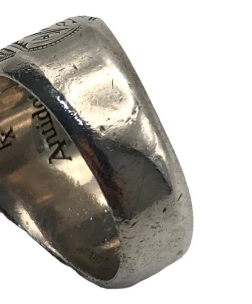 ANTIDOTE BUYERS CLUB（アンチドートバイヤーズクラブ）ANTIDOTE BUYERS CLUB (アンチドートバイヤーズクラブ) Engraved College Ring シルバー サイズ:18号の古着・服飾アイテム