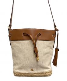 RALPH LAUREN（ラルフローレン）の古着「Dryden Debby II Mini Drawstring Bag」｜ブラウン