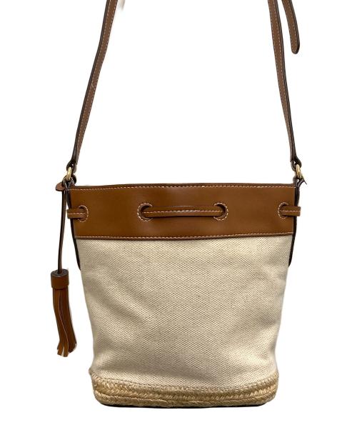 RALPH LAUREN（ラルフローレン）RALPH LAUREN (ラルフローレン) Dryden Debby II Mini Drawstring Bag ブラウンの古着・服飾アイテム