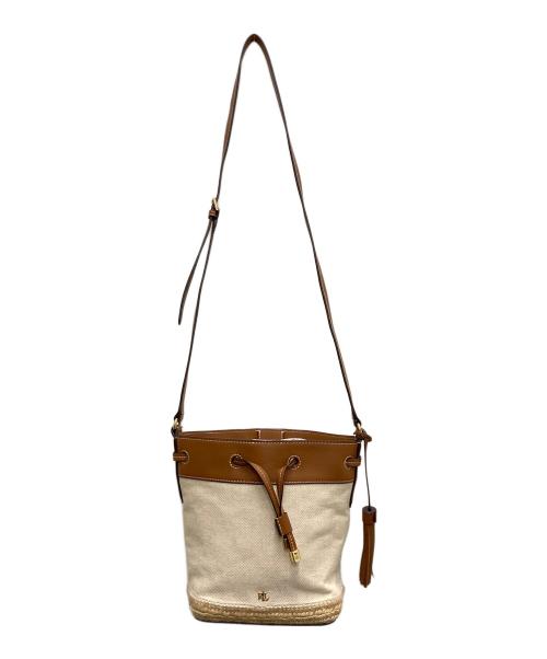 RALPH LAUREN（ラルフローレン）RALPH LAUREN (ラルフローレン) Dryden Debby II Mini Drawstring Bag ブラウンの古着・服飾アイテム