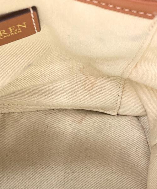 RALPH LAUREN（ラルフローレン）RALPH LAUREN (ラルフローレン) Dryden Debby II Mini Drawstring Bag ブラウンの古着・服飾アイテム