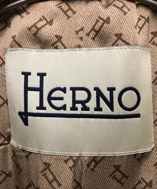 HERNO（ヘルノ）HERNO (ヘルノ) COAT IN SOFT ALTERNATIVE FUR グレー サイズ:40の古着・服飾アイテム