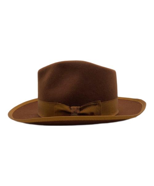 STETSON（ステットソン）STETSON (ステットソン) whippet ハット ブラウン サイズ:58 7 1/4の古着・服飾アイテム