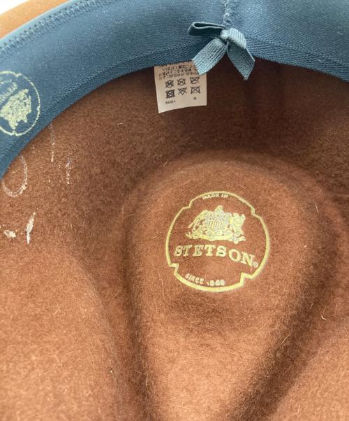 STETSON（ステットソン）STETSON (ステットソン) whippet ハット ブラウン サイズ:58 7 1/4の古着・服飾アイテム