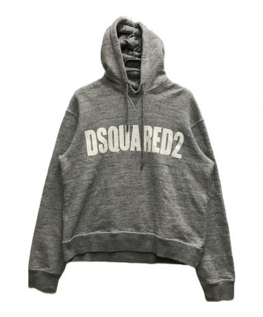 中古・古着通販】DSQUARED2 (ディースクエアード) ロゴパーカー グレー