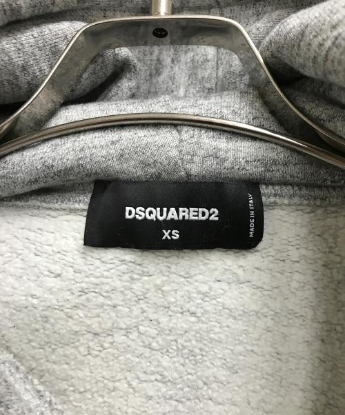 DSQUARED2（ディースクエアード）DSQUARED2 (ディースクエアード) ロゴパーカー グレー サイズ:XSの古着・服飾アイテム