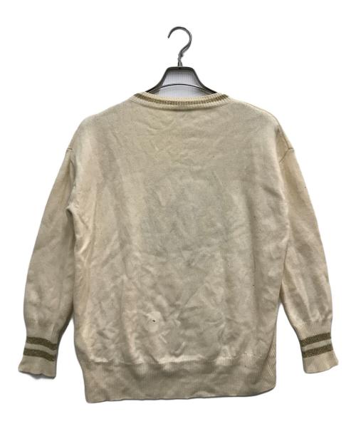 MONCLER（モンクレール）MONCLER (モンクレール) ロゴニット ベージュ サイズ:不明の古着・服飾アイテム