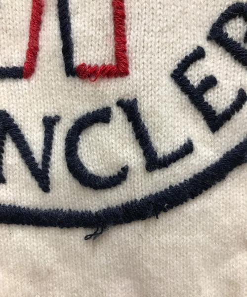 MONCLER（モンクレール）MONCLER (モンクレール) ロゴニット ベージュ サイズ:不明の古着・服飾アイテム