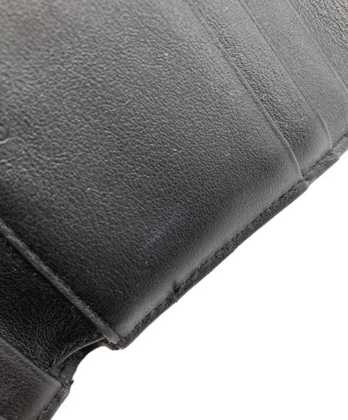 JIMMY CHOO（ジミーチュウ）JIMMY CHOO (ジミーチュウ) ビジュー3つ折り財布 ブラックの古着・服飾アイテム