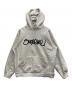 Supreme（シュプリーム）の古着「Raised Handstyle Hooded Sweatshirt」｜グレー