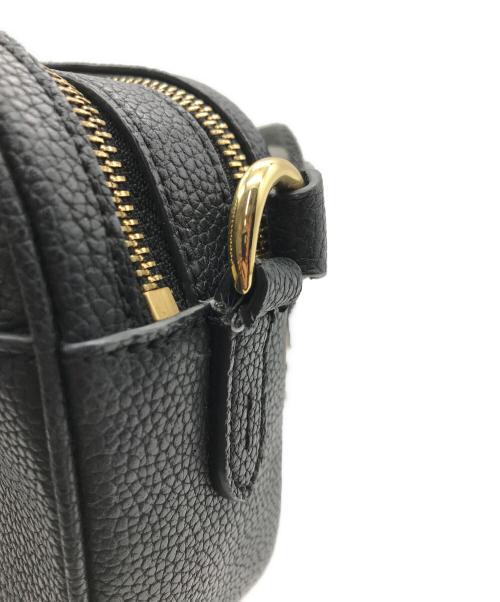 LAUREN RALPH LAUREN（ローレンラルフローレン）LAUREN RALPH LAUREN (ローレンラルフローレン) ロゴストラップショルダーバッグ ブラックの古着・服飾アイテム