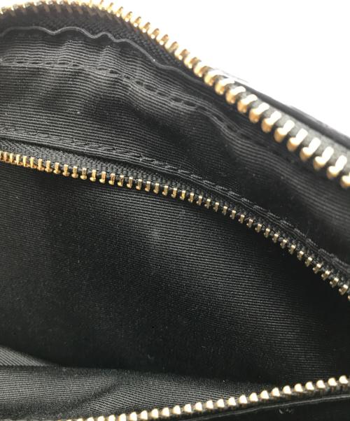 LAUREN RALPH LAUREN（ローレンラルフローレン）LAUREN RALPH LAUREN (ローレンラルフローレン) ロゴストラップショルダーバッグ ブラックの古着・服飾アイテム