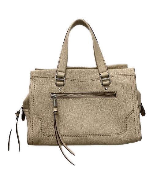 MARC JACOBS（マークジェイコブズ）MARC JACOBS (マークジェイコブズ) クルーザー レザー ラージ サッチェル バッグレザーバッグ ベージュの古着・服飾アイテム