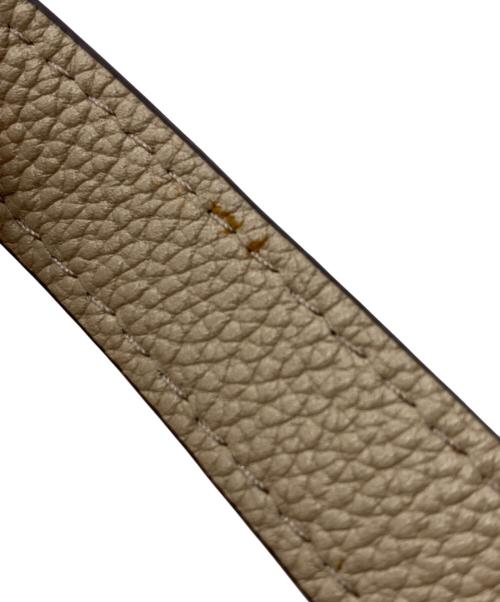 MARC JACOBS（マークジェイコブズ）MARC JACOBS (マークジェイコブズ) クルーザー レザー ラージ サッチェル バッグレザーバッグ ベージュの古着・服飾アイテム