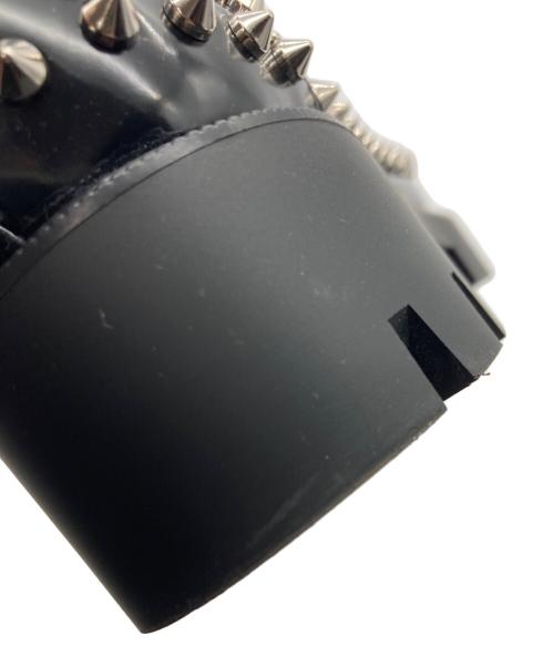 Christian Louboutin（クリスチャン・ルブタン）Christian Louboutin (クリスチャン・ルブタン) MOC LUG SPIKBS FLAT ローファー ブラック サイズ:37の古着・服飾アイテム