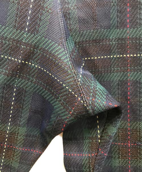 Needles（ニードルズ）Needles (ニードルズ) TRACK PANT - POLY JQ./LAME TAPE ネイビー×グリーン サイズ:Sの古着・服飾アイテム