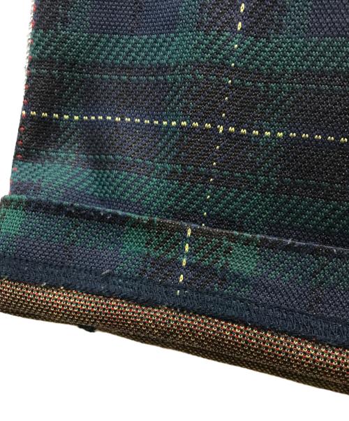 Needles（ニードルズ）Needles (ニードルズ) TRACK PANT - POLY JQ./LAME TAPE ネイビー×グリーン サイズ:Sの古着・服飾アイテム