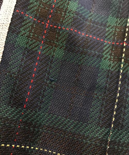 Needles（ニードルズ）Needles (ニードルズ) TRACK PANT - POLY JQ./LAME TAPE ネイビー×グリーン サイズ:Sの古着・服飾アイテム