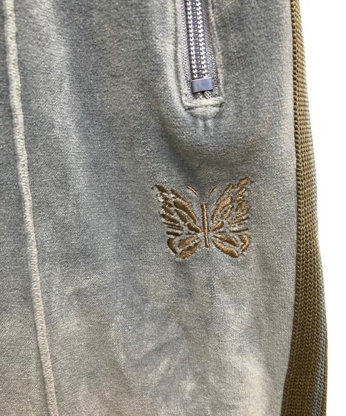 Needles（ニードルズ）Needles (ニードルズ) Narrow Track Pant-C/Pe Velour ブルー サイズ:Lの古着・服飾アイテム