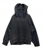 HAMCUS PRMTVSMハムカスプリティズム）の古着「ナイロン切替ハーフジップパーカー」｜ブラック