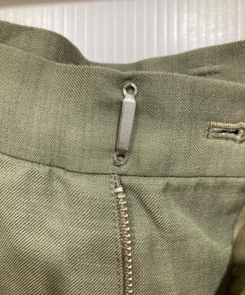 Dulcamara（ドゥルカマラ）Dulcamara (ドゥルカマラ) ウール混タックパンツ グリーン サイズ:１の古着・服飾アイテム