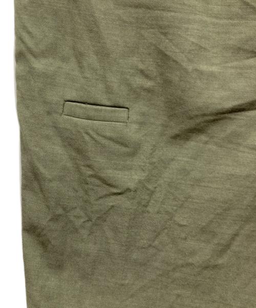 Dulcamara（ドゥルカマラ）Dulcamara (ドゥルカマラ) ウール混タックパンツ グリーン サイズ:１の古着・服飾アイテム