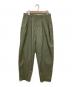Dulcamara（ドゥルカマラ）の古着「ウール混タックパンツ」｜グリーン