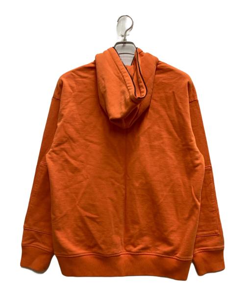 Junhashimoto（ジュンハシモト）junhashimoto (ジュンハシモト) ELBOW PAD ZIP HOODIE オレンジ サイズ:4の古着・服飾アイテム