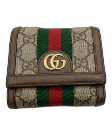 GUCCI（グッチ）の古着「〔オフィディア〕GG ウォレット」｜ブラウン