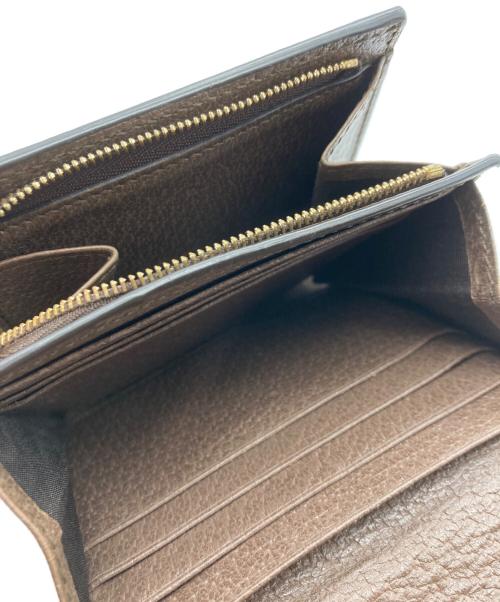 GUCCI（グッチ）GUCCI (グッチ) 〔オフィディア〕GG ウォレット ブラウンの古着・服飾アイテム